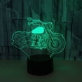 thumbnail image 1 of YSITIAN 3D LED Optical Illusion Acrylic Night Light with Remote & Smart Touch 7 Colors Changing（motorcycle） YT-13767, 1 of 7