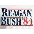 thumbnail image 3 of Reagan Bush 1984 Republican Presidential Election GOP T-Shirt Distressed White 2XL, 3 of 4