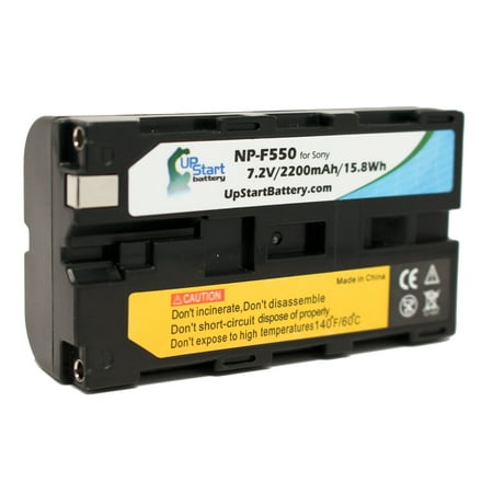 UpStart Battery Sony NP-F550 Battery - Replacement for Sony NP-F550 Digital Camera Battery (2200mAh  7.2V  Lithium-Ion)