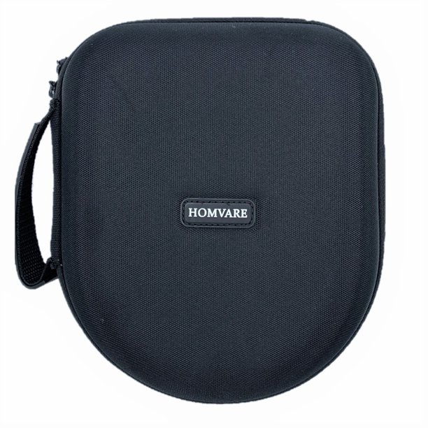 Homvare Hard Headphone Case Travel Bag with Handle and Wire Storage