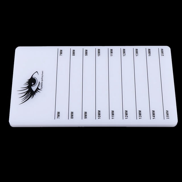 de pestañas Extensiones de pestañas acrílicas para organizador de maquillaje con soporte de ranura de amortiguación Placa de placa Herramienta Baoblaze Soporte para pestañas falso