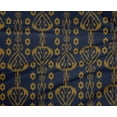 thumbnail image 4 of oneOone Tissu Lycra Polyester Rayé & Tissu Imprimé Ikat Tourbillon 1 Yard 56 Inch Wide, 4 of 4