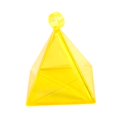 thumbnail image 3 of segolike Pendentif de Poids de Ballon Support de Ballon Décoration Compacte Pendentif Pyramide Jaune, 3 of 9
