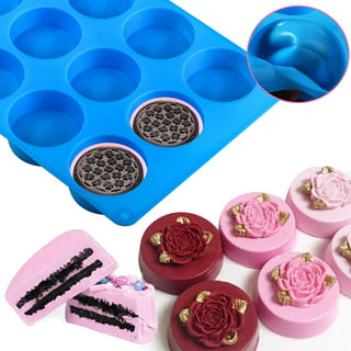 AIKEFOO Chocolate Covered Oreo Molds Biscuit Chocolate Mold, PET Plastic  Mold-Oreo Mold Cylindrical Cylinder Candy Pudding Jelly Mold. （Pack Of 3）