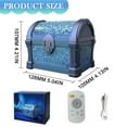 thumbnail image 3 of 4 in 1 Book Light Box Projector with Bluetooth Speaker & White Noise - Night Light Projection Lamp for Kids Room, Birthday Party Decor, Starry Sky Galaxy Projector, 3 of 9