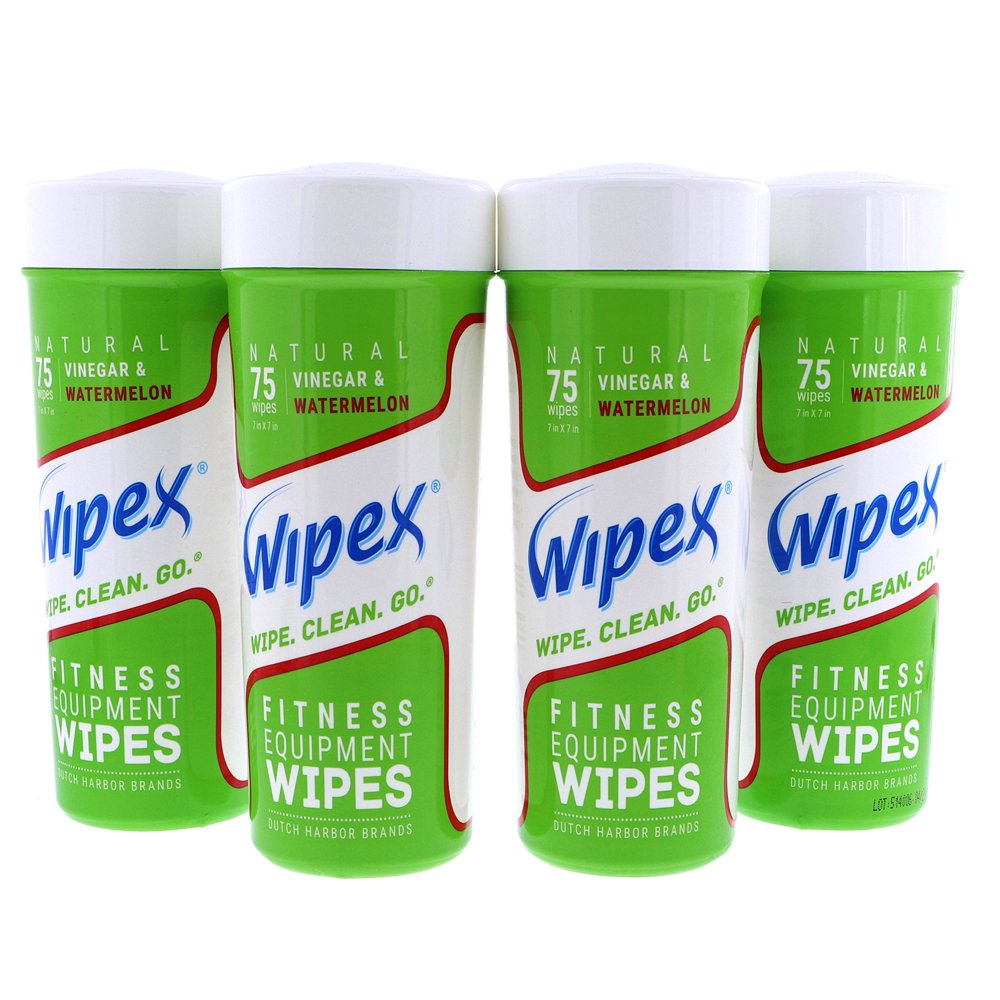 Wipex Natural Gym & Fitness Equipment Wipes Watermelon & Vinegar 4