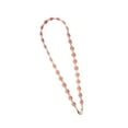thumbnail image 3 of Correa trenzada para bolso, cordón para bolso, estilo boho floral tejido, hecha a mano, ideal para regalo. Rosa, 3 of 9