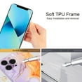 thumbnail image 5 of Allytech Marble Case for iPhone 13 Pro 2021(6.1"), iPhone 13 Pro Case for Women Girls Men, Ultra-Thin Full-Body Protective Scratch-Free Cute Drop Proof Case for iPhone 13 Pro, Purple Yellow Marble, 5 of 6