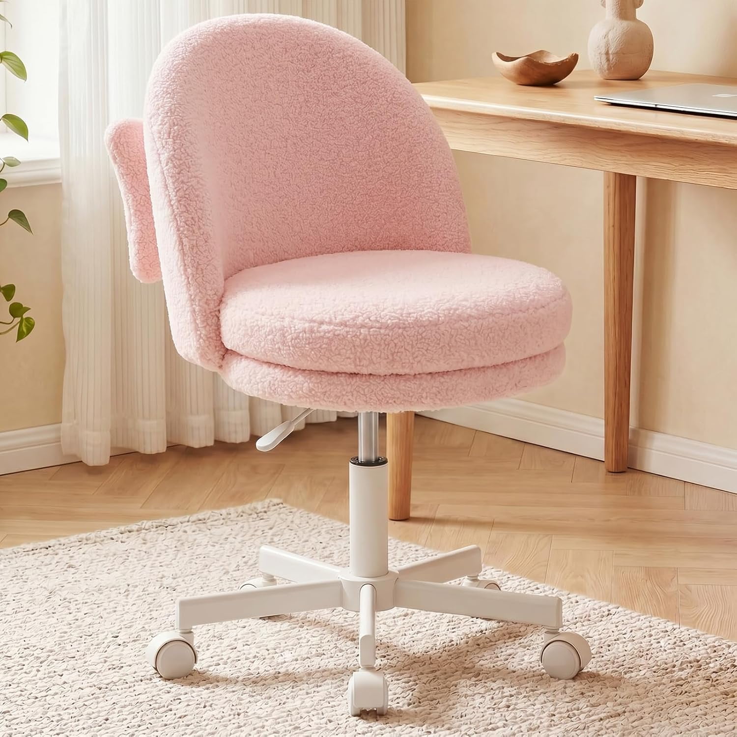 velvet office chair with wheels product