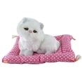 thumbnail image 1 of Simulation Cute Cat Kitten Sound Plush Doll Toy with Sleeping Mat Home Decor, 1 of 11