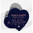 thumbnail image 3 of Inkdotpot 100 Pack Real Rose Gold Foil Paper Tag Hugs & Kisses From The Wedding Favor Hang Tag, 3 of 6