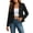 Black, variant on Blazers for Women Business Casual Open Front Long Sleeve Dress Jackets Slim Fit Work Office Blazer with Button Navy L