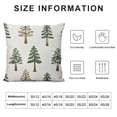 thumbnail image 5 of SHANXI Christmas White Decorative Throw Pillowcases for Home Sofa Decoration 22x22in, 5 of 5
