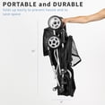 thumbnail image 4 of VIVO Four Wheel Pet Stroller / Cat & Dog Foldable Carrier Strolling Cart Black, 4 of 8