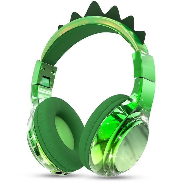 Auriculares Bluetooth para Niños Dinosaurio QearFun 60H Plegables