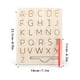 thumbnail image 3 of Madera para practicar las letras, herramientas de dibujo del alfabeto de doble cara, juguetes educativos para aprender a escribir el alfabeto, pelota de rompecabezas, 3 of 5