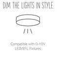 thumbnail image 4 of Legrand ADTH4FBL3PG4 Adorne Touch 0-10 Volt Single Pole/3-Way Dimmer Switch Wall Control -, 4 of 7