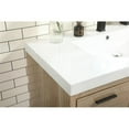 thumbnail image 4 of Elegant Decor Wyatt 42" Aluminum MDF Single Bathroom Vanity in Natural Oak, 4 of 8
