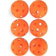 thumbnail image 1 of 2023 - 12-inch Plastic Softballs, 6-pack - Plastic Perforated Practice Balls For Sports Training, 1 of 5