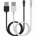 thumbnail image 1 of W829 Intended for Spade Health Smartwatch 3 Charger USB Portable Replacement Magnetic Charging Cord Compatible with Smartwatch 3 Charger (Black&White), 1 of 1
