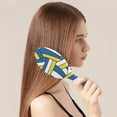 thumbnail image 3 of Play-Themed Anti-Frizz Comb - Gentle Brushing Tool for Long Hair, Baseball, Football, Soccer Prints, 3 of 5