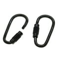 thumbnail image 3 of D anillo de bloqueo Mosquetón Llavero Mini ganchos Cerradura de primavera Escalada Carabiners Clips Titular Regalos para viajar Black 24 Packs Methold HA010943-03, 3 of 5
