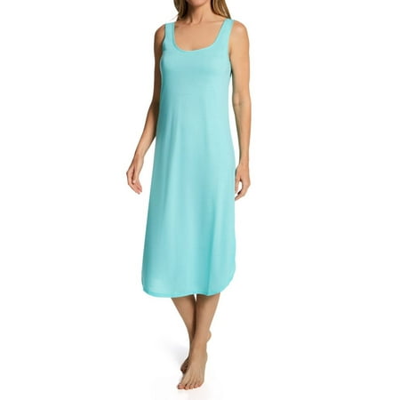 Women's N by Natori ec3105 Congo Long Gown (Sea Blue XS)