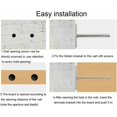 thumbnail image 4 of Soporte para estante de pared ciego, estante flotante oculto con hierro niquelado de alta calidad, juego de soportes de metal para armarios y estanterías, altura ajustable y fácil instalación, 4 of 5