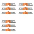thumbnail image 1 of 3X Conector de Barra Colectora para Batería Lifepo4, Conector Flexible de Cobre de 74 mm X 3 mm para Protector de Batería Lifepo4 de 280 Ah y 320 Ah., 1 of 5
