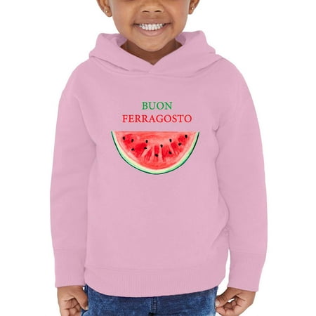 

Buon Ferragosto Watercolor Melon Hoodie Toddler -Image by Shutterstock 4 Toddler