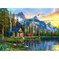 thumbnail image 2 of Sunset Cabin 1000 Piece Jigsaw Puzzle, 2 of 2