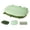 Green2, variant on Silicone Yogurt Mold Set, 8 Cavity Molds with Sticks and Leak Proof Base, Dessert Making Tool, Kitchen Accessory with Non Stick, Treat for Party Favors,Green1 - 18x11cm
