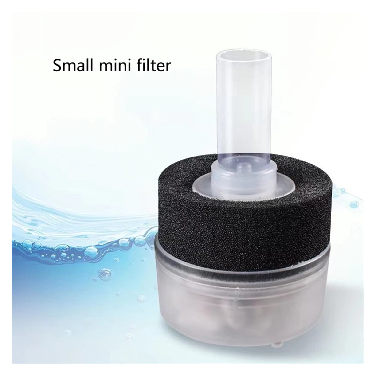 Small Aquarium Filter Fish Tank Shrimp Pond Air Pump Biochemical Sponge Filter Bio Sponges Filter