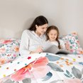 thumbnail image 5 of Castle Fairy Teens Children Pink Chic Flower 2Pcs Bedding Comforter Set,Spring Graden Twin Comforter Sets,Watercolor Floral Breathable Bedding Set,Luxury Bedroom Decor, 5 of 8