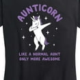 thumbnail image 3 of Instant Message - Aunticorn - Women's Short Sleeve Graphic T-Shirt, 3 of 6