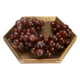 thumbnail image 1 of Bandeja de servir de bambú Uxcell, 10.2 x 10.2 pulgadas, bandejas de madera hexagonales para comida, frutas, bocadillos, pan, tocador, bodas, picnics, marrón, 1 of 7