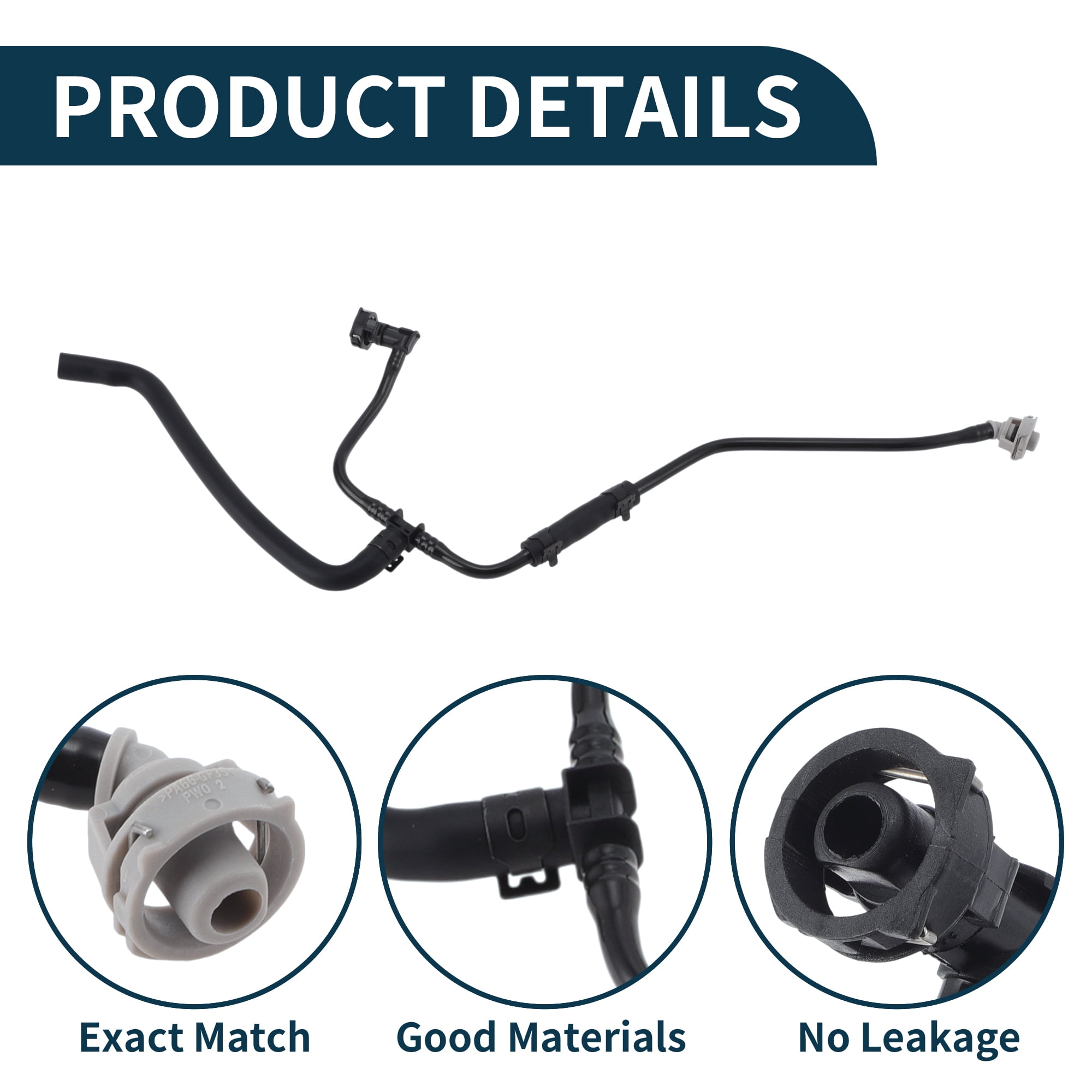 Unique Bargains Durable Radiator Hose for Audi A6 2.0L 2016-2018 No.4G0121081EP Plastic