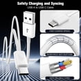 thumbnail image 4 of Cable Carplay USB A a C para iPhone y iPad Blanco de 3 Pies, 4 of 7