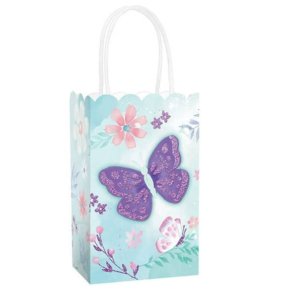 Amscan 160711 Flutter Glitter Small Cub Bag, Multicolor