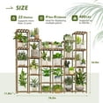 thumbnail image 5 of 22 Tiers  Shelf for  Large Indoor  Stand  Rack    Stands for   Holder for Patio Balcony Garden, 5 of 13