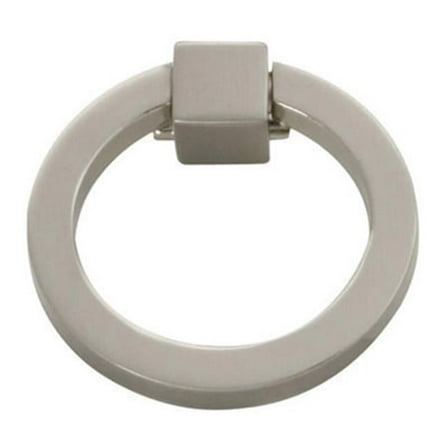 Ring Door Pull, Satin Nickel - 2.09 in.