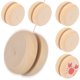 thumbnail image 1 of 10 unids de madera inacabada responsiva pelota juguete niños pintar juguetes niños regalo, 1 of 8