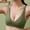 Green, variant on Full Coverage Bra for Women Lightly Lined Supportive Wire Free Bralette Seamless Push Up Soft Daily Wear Bra 36A, Beige