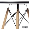 thumbnail image 4 of Mesa Redonda EKE Life Home Minimalista Moderna Vintage Negro GC-020, 4 of 4