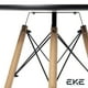 thumbnail image 4 of Mesa Redonda EKE Life Home Minimalista Moderna Vintage Negro GC-020, 4 of 4