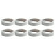 thumbnail image 1 of Qarigey 8 pack/lote longevidad de ruedas de equipaje varios colores disponibles cubierta de ruedas de equipaje de silicona Mochilas Gris, 1 of 6