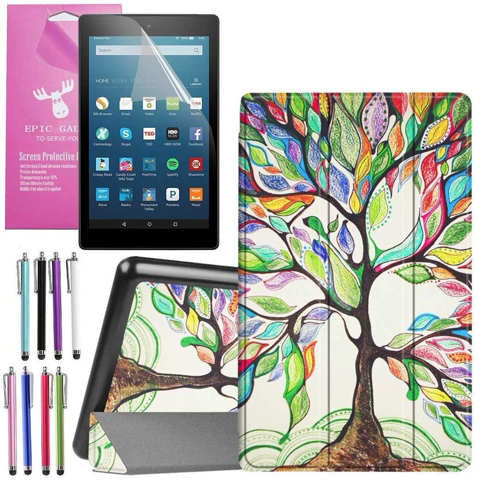 Amazon Fire HD 8 Case (2018 8th Generation), EpicGadget(TM) Auto Sleep