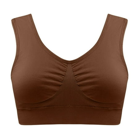 Up to 50% off HAPIMO Savings Sports Bras for Women Cozy Workout Activewear Bra Athletic Yoga Vest Stretch Elastic Seamless Criss Cross Back Running Padded Bralette