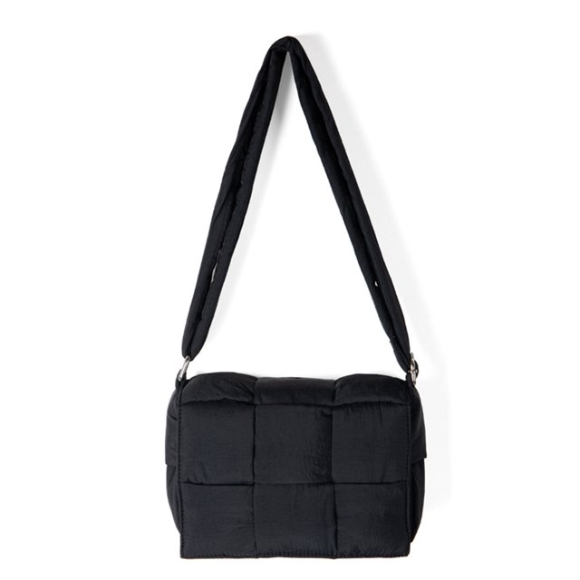 Bolso Mano Puffer Hobo Plumón Informal Versátil para Mujer Con Monedero