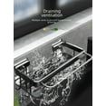 thumbnail image 1 of Cloth Rack Kitchen Storage Rack Storage Rack Storage Rack Sink Sponge Draining Hanging Basket Sink Draining Artifact Household Spice Rack, 1 of 2